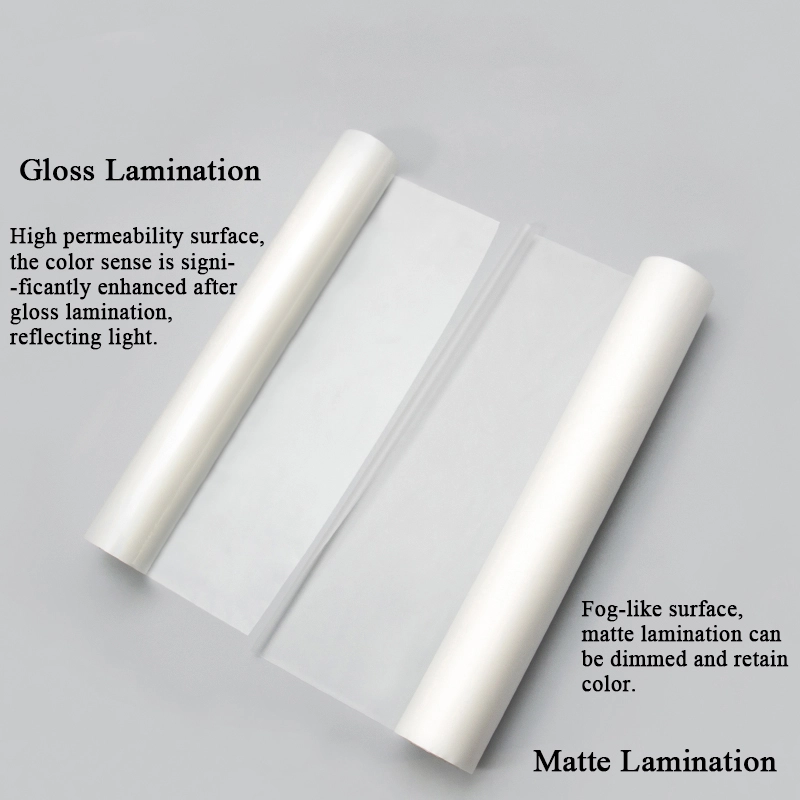 Discrimen inter matte et glossa lamination