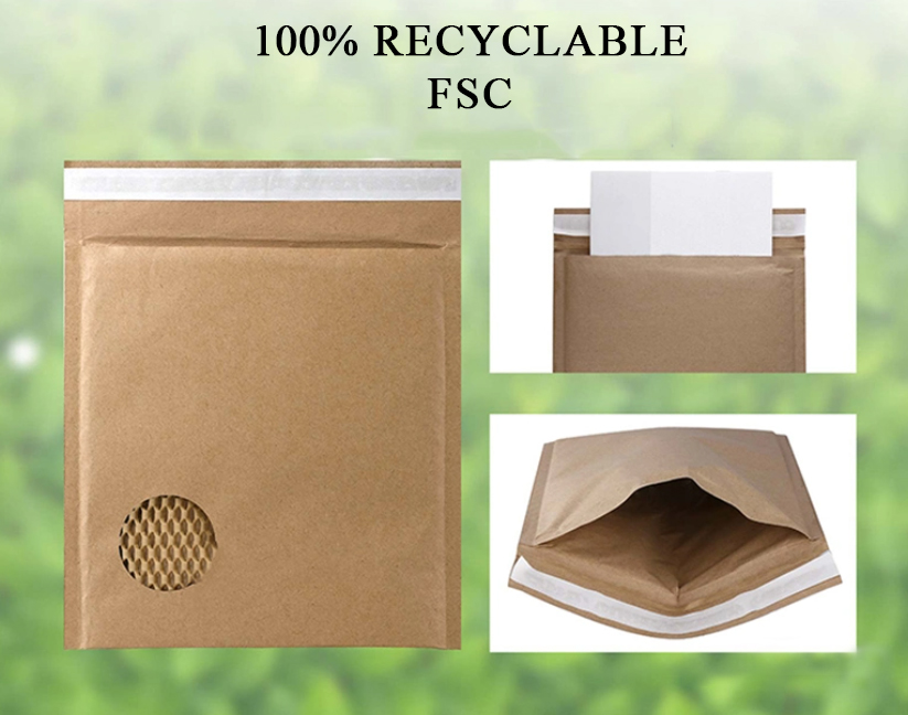 Favus Padded Mailer: dic vale ad plastic packaging, quod non auferetur