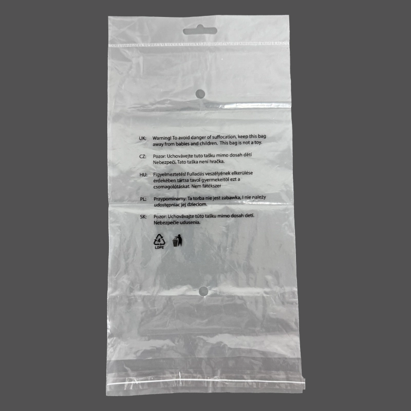 Introducendis Recycled Header Sacculi - Sustainable Packaging Solutions