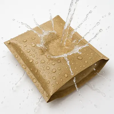 More Waterproof & lacrimam-repugnans Kraft Paper Sacculi: Novus Eco-Friendly Packaging Trend