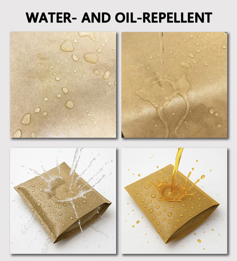Zelum X launches oleum-probationem, sustineri FSC-certified kraft paper lapides sacculi