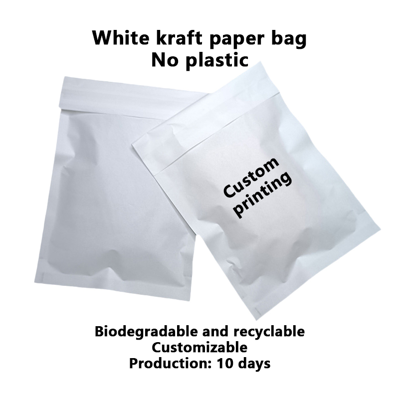 Zelus X Launches Eco-Friendly White Paper Mailer reponere Plastic Shipping Packaging