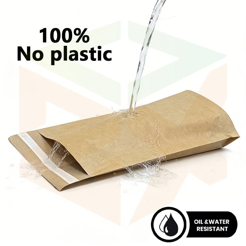 Zeal X Launches Custom Waterproof Kraft Paper Bags Plastic-Free Biodegradable Pure Paper Packaging for Sustainable Global Brands