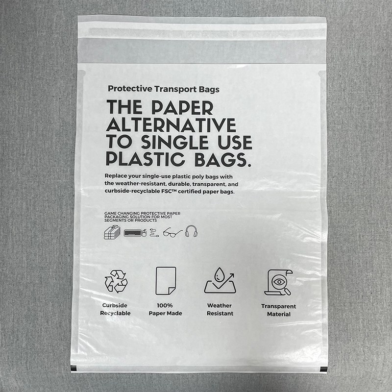 Zelus X Launches Sustineri Glassine Paper Sacculi reponere Plastic Packaging in Global mercatis