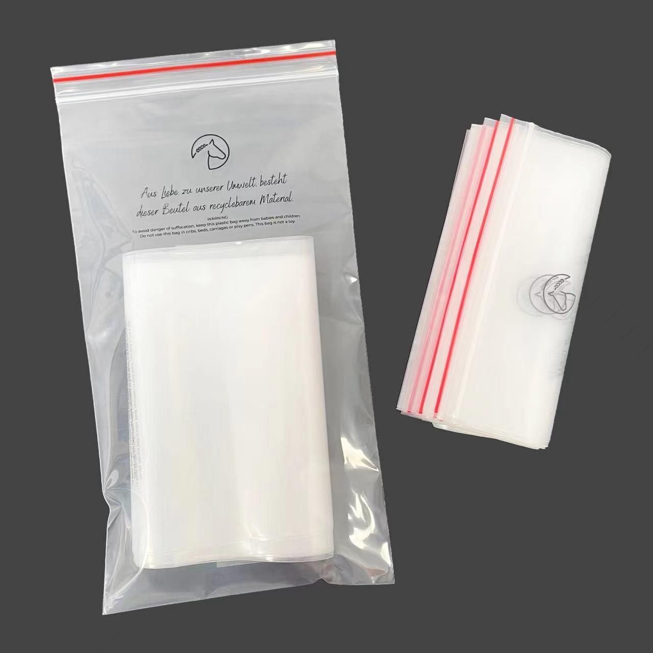 Cur elige Recycled Poly Ziplock Sacculum pro Tutius, Lautus Product Packaging?