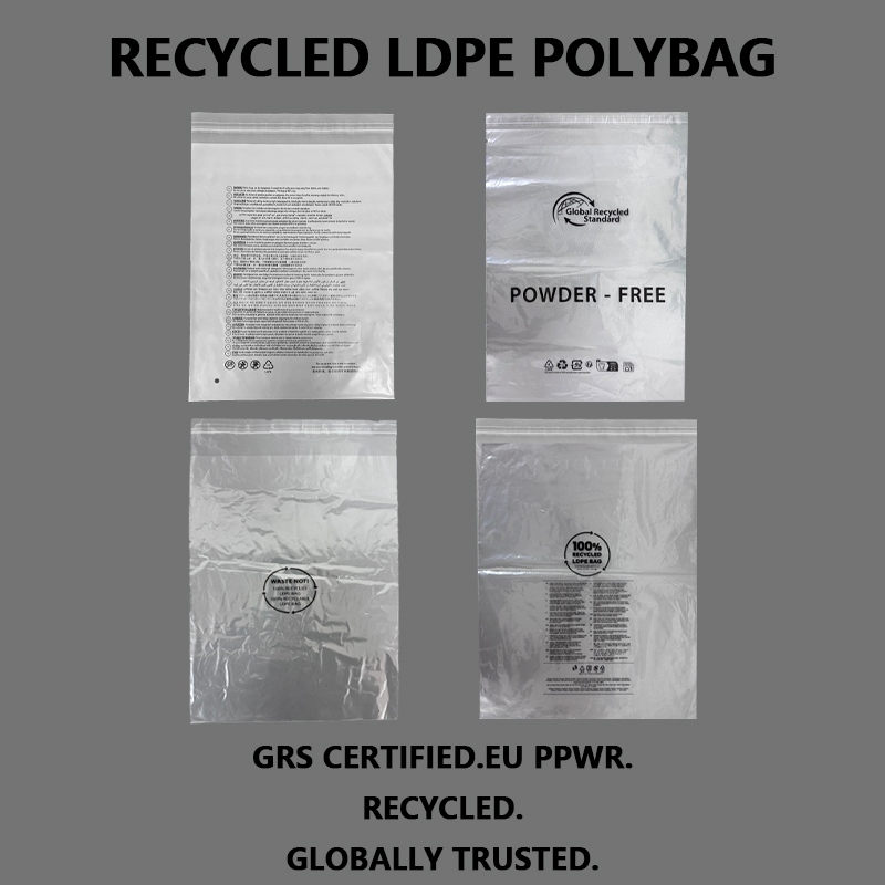 Zelus X Launches GRS Certified Recycled LDPE Polybag pro Sustainable Apparel et Modo Packaging