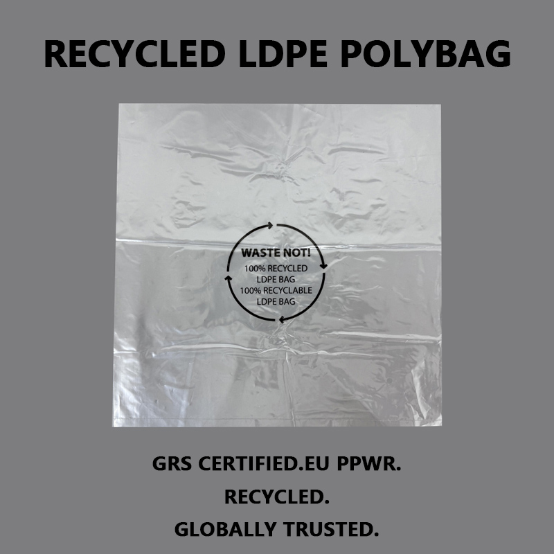 Recycled LDPE Polybag C. Popularity quod Sustainable Packaging Press crescere pergit
