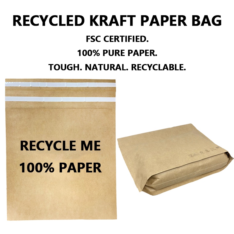 Zeal X Launches Custom Recycled Kraft Paper Mailing bags to meet Growing Press for Sustainable E-commerce Packaging