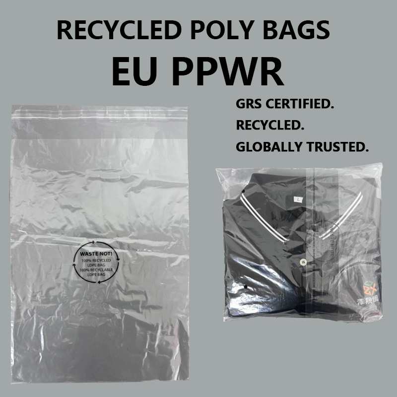 Zelus X Launches Recycled LDPE Poly Sacculi pro Apparel Packaging ut EU PPWR Effectus