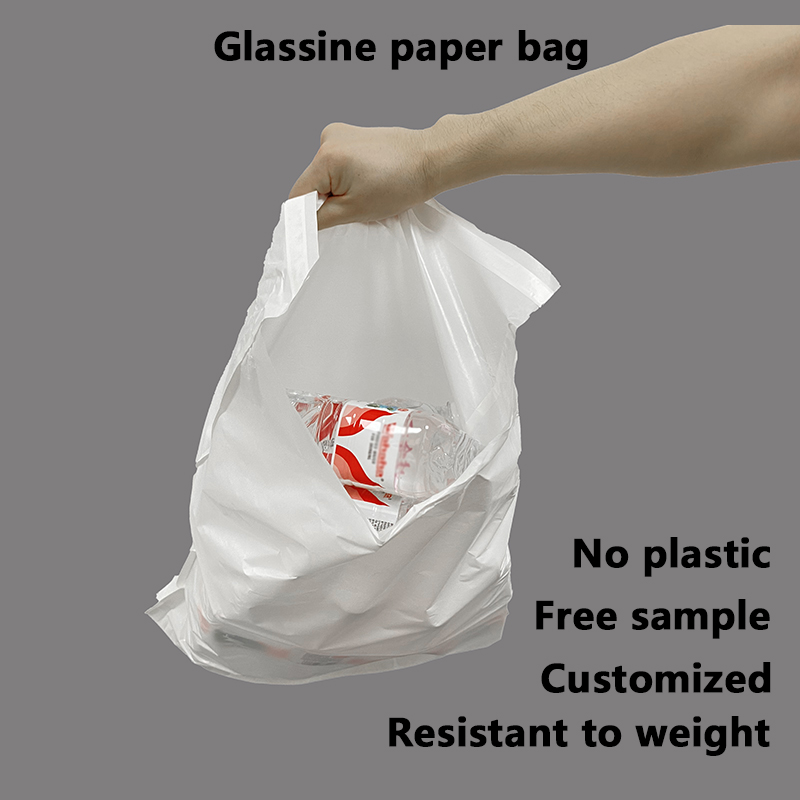 Custom Glassine Paper Bags Eco Friendly Waterproof Translucent Packaging for Clothing Jewelry