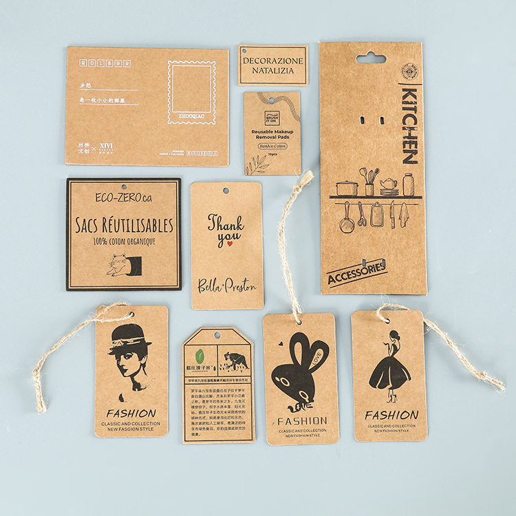 Custom kraft paper hange tag