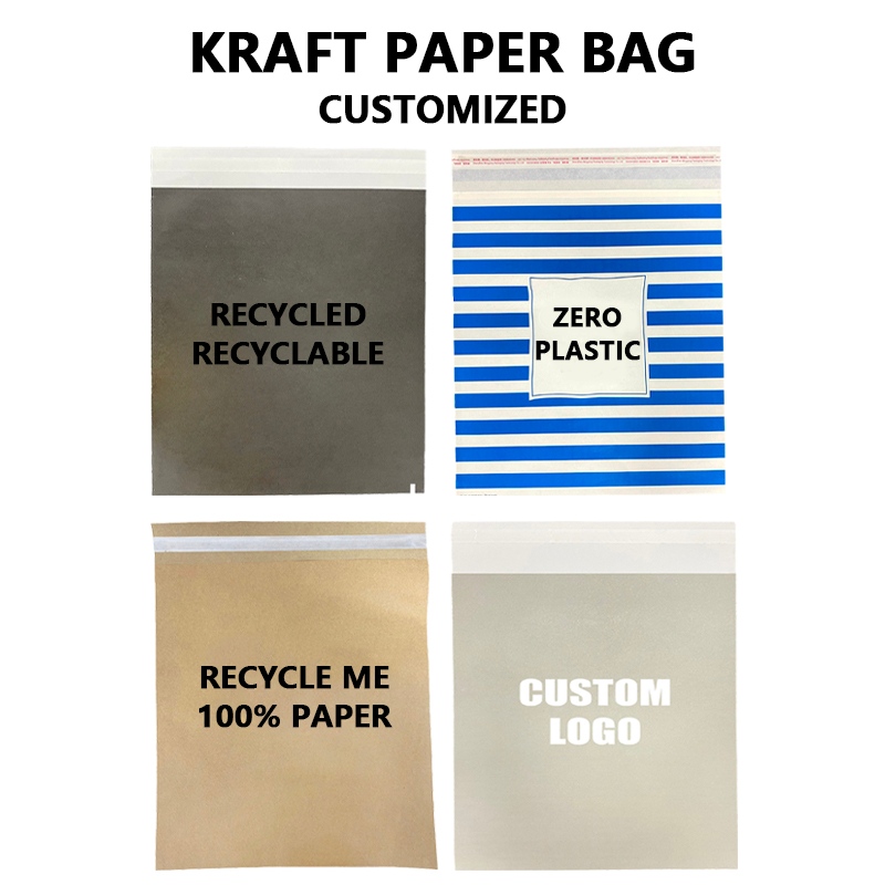 Custom Recyclable Kraft Paper Bag
