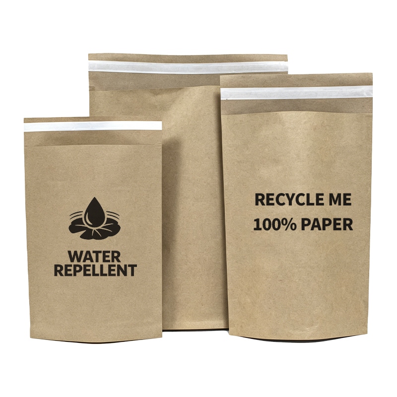 Custom aqua abhorrens Kraft Paper Bags