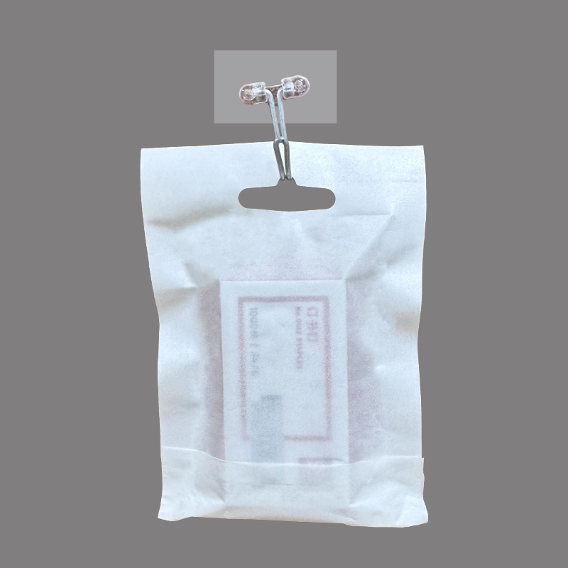 Glassine charta card caput sacculi