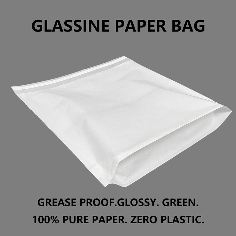 Glassine Paper Bag with Bottom Gusset