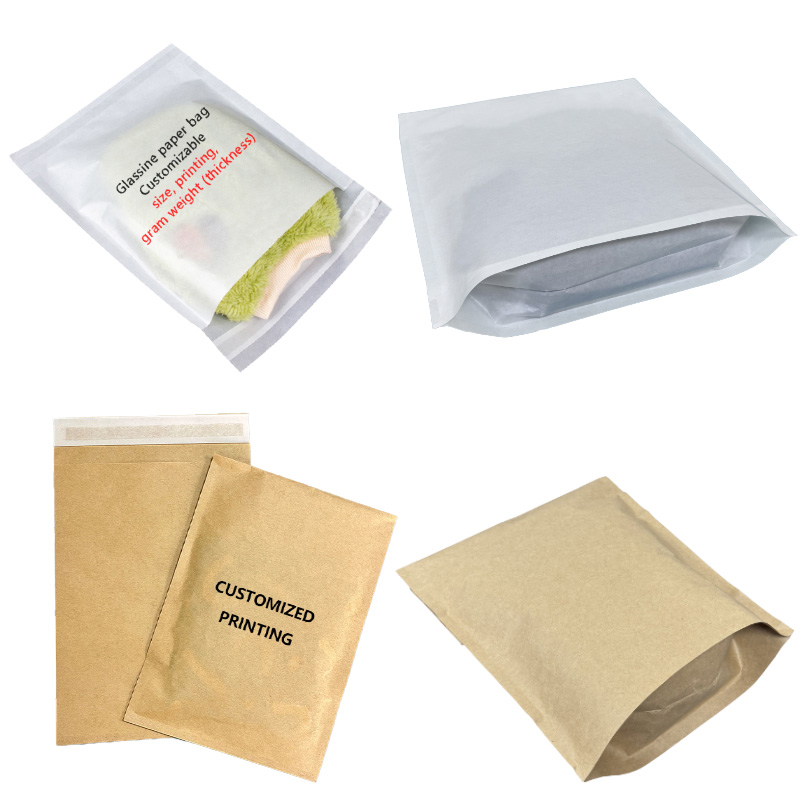 Recycled paper sacculos