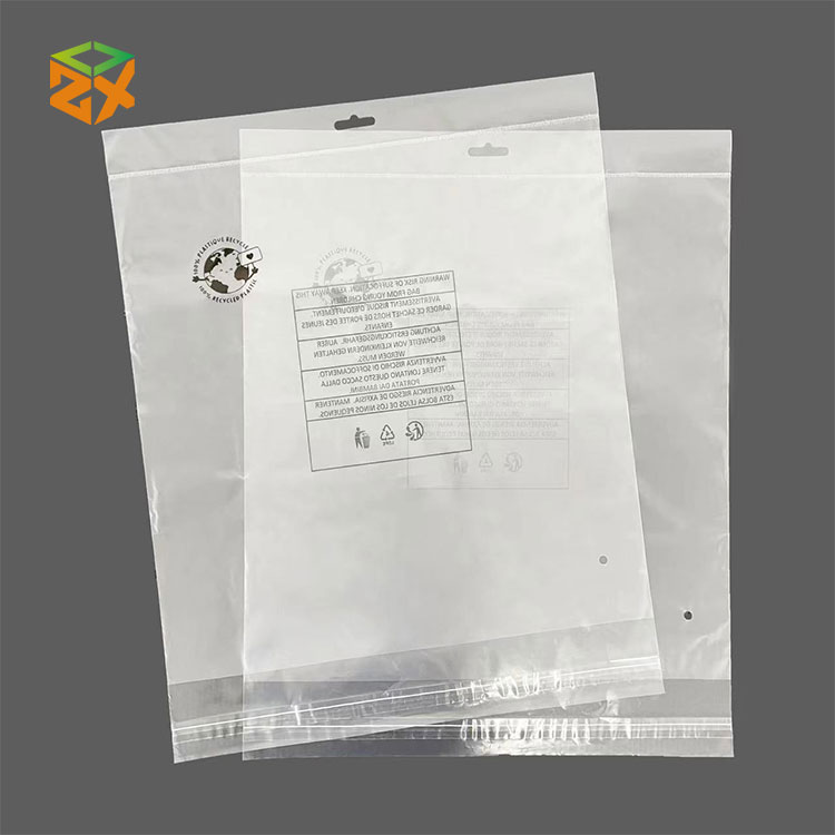 Resealable Plastic Mailing Sacculi